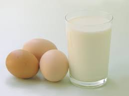 egg and milk 